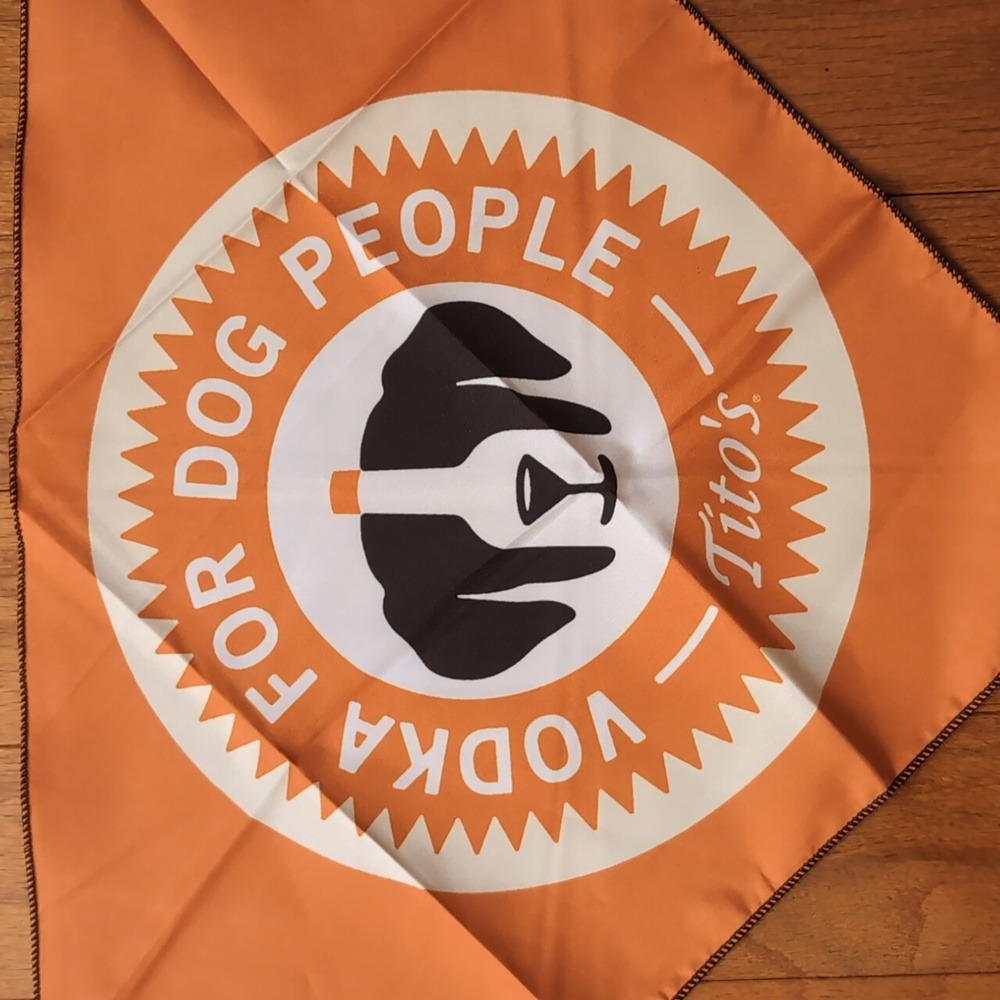 Tito's dog bandana